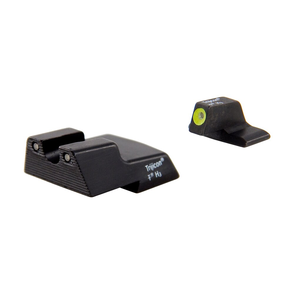 trijicon 600602 hd night sights green/tritium yellow outline front sight green tritium black outline rear sight h&k .45c/.45c tactical Trijicon 600602 HD Night Sights Green/Tritium Yellow Outline Front Sight-Green Tritium Black Sports South item 84569
