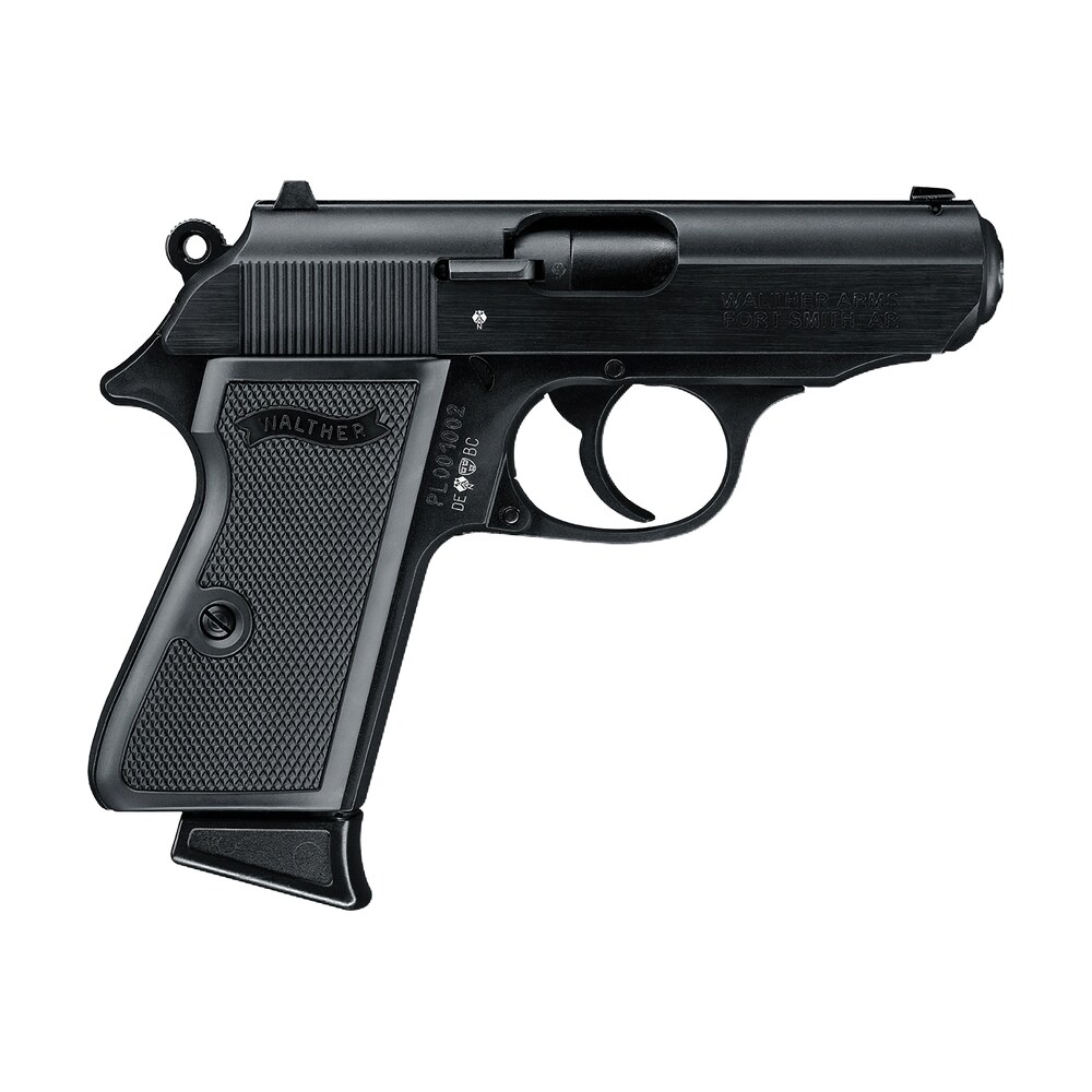 walther arms 5030300 ppk/s 22 lr 10+1 3.30" steel/threaded barrel matte black tenifer serrated/steel slide, black zinc alloy frame w/beavertail, black checkered polymer grips Walther Arms 5030300 PPK/S 22 LR 10+1 3.30" Steel/Threaded Barrel Matte Black Tenifer Sports South item 84630