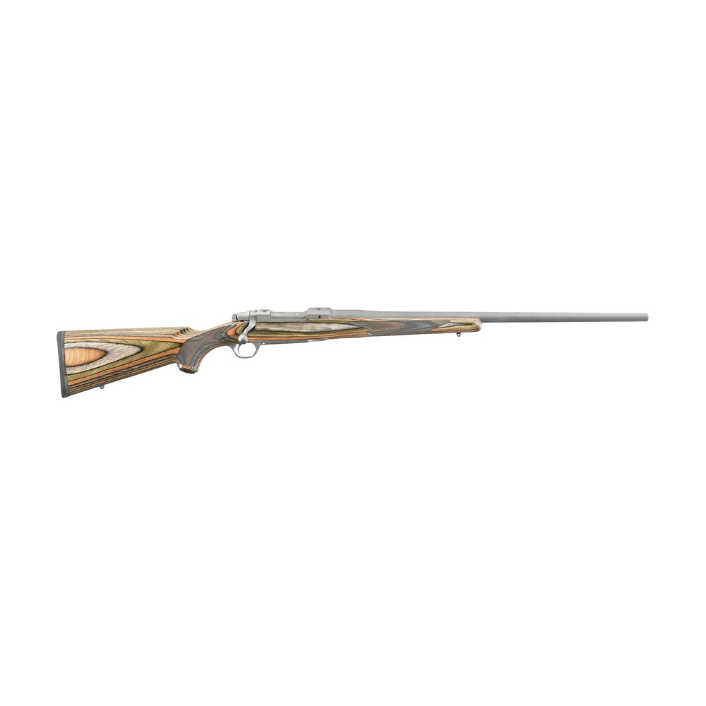 ruger 47108 hawkeye predator full size 6.5 creedmoor 4+1 24" matte stainless steel barrel, receiver w/integral scope mount, green mountain fixed laminate stock, right hand Ruger 47108 Hawkeye Predator Full Size 6.5 Creedmoor 4+1 24" Matte Stainless Steel Sports South item 84855