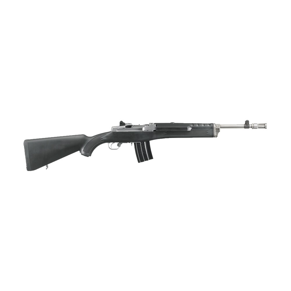 ruger 5819 mini 14 tactical 223 rem/5.56 nato 20+1 16.10" matte stainless threaded barrel, matte stainless steel receiver w/picatinny rail, black synthetic fixed stock, right hand Ruger 5819 Mini-14 Tactical 223 Rem/5.56 NATO 20+1 16.10" Matte Stainless Threaded Sports South item 85210