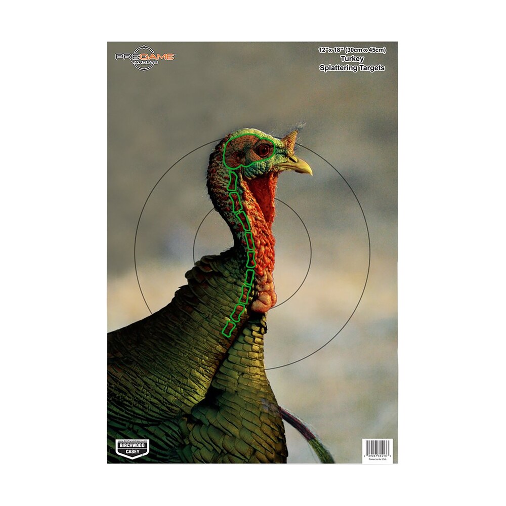 birchwood casey 35403 pregame turkey paper hanging universal 12" x 18" multi color 8 per pkg Birchwood Casey 35403 Pregame Turkey Paper Hanging Universal 12" x 18" Multi-Color 8 Per Pkg Sports South item 85418