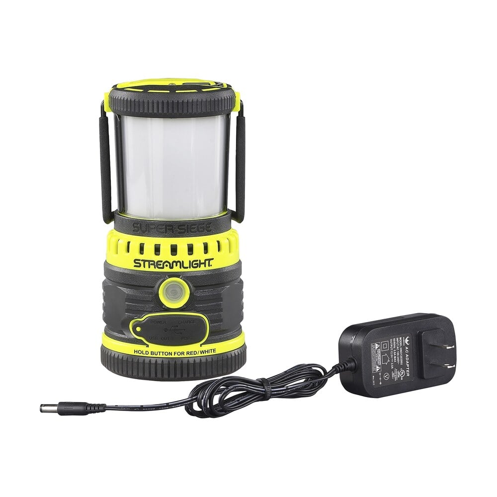 streamlight 44945 super siege 125/550/1100 lumens red/white c4 led bulb black/yellow Streamlight 44945 Super Siege 125/550/1100 Lumens Red/White C4 LED Bulb Black/Yellow Sports South item 8571