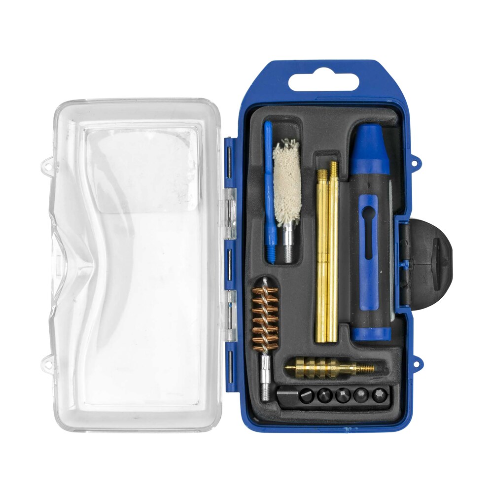 dac gm45p gunmaster cleaning kit 44 cal & 45 cal pistol/14 pieces black/blue DAC GM45P GunMaster Cleaning Kit 44 Cal & 45 Cal Pistol/14 Pieces Black/Blue Sports South item 85966