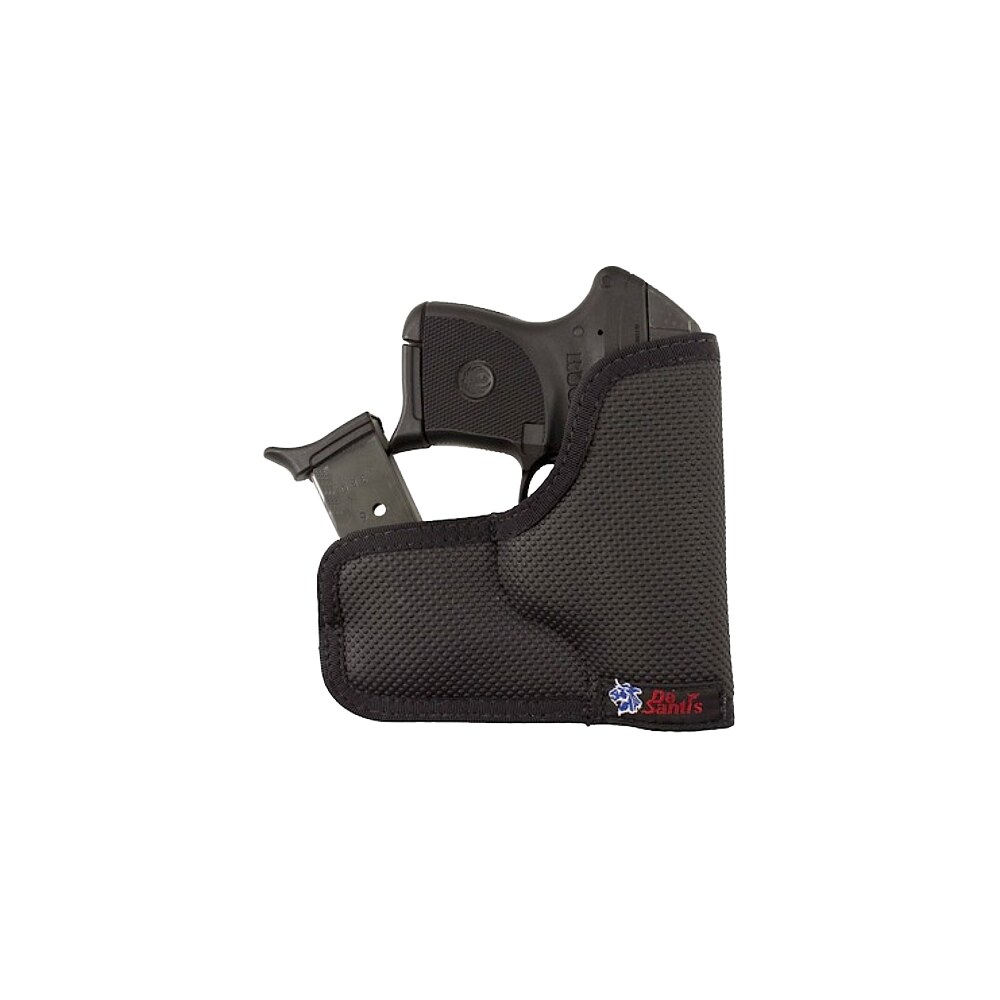 desantis gunhide m33bjg3z0 nemesis ammo pocket black rubberized fabric fits kel tec p 3at/p32 ambidextrous DeSantis Gunhide M33BJG3Z0 Nemesis Ammo Pocket Black Rubberized Fabric Sports South item 86021