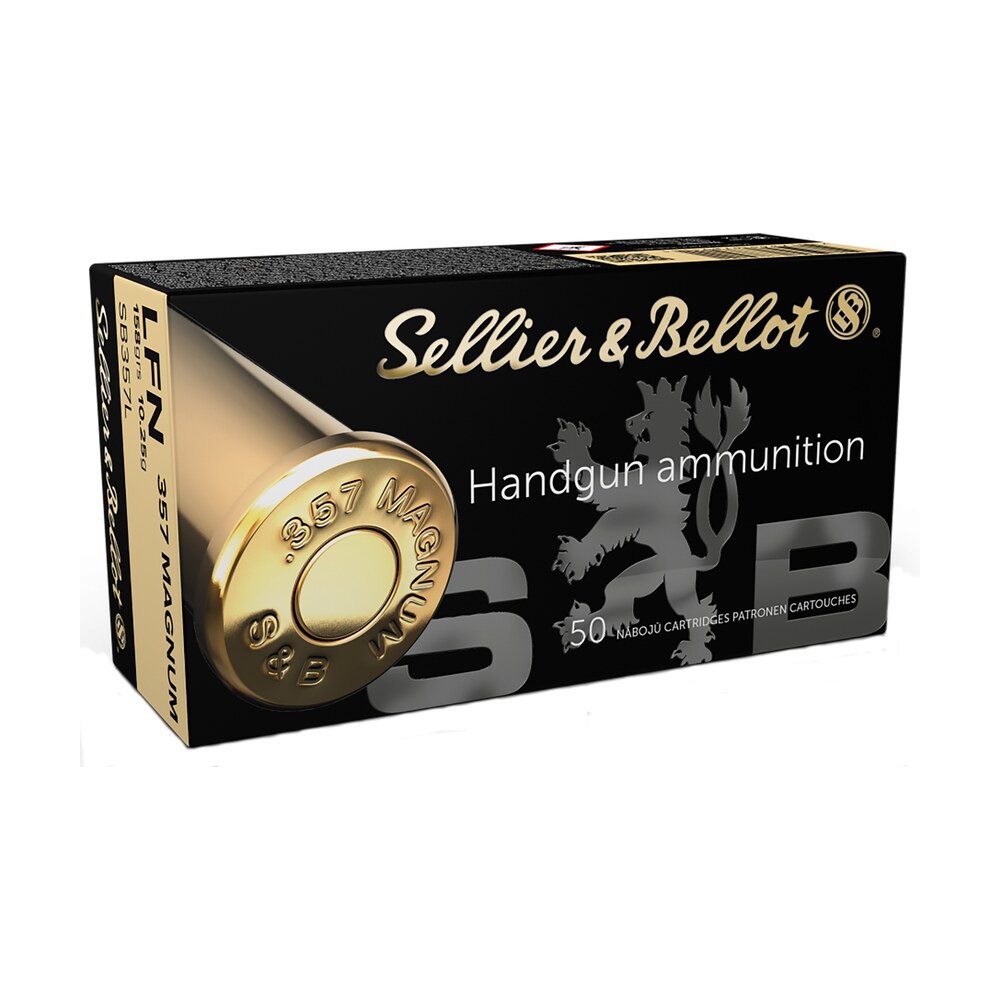 sellier & bellot sb357l handgun 357mag 158gr lead flat nose 50 per box/20 case Sellier & Bellot SB357L Handgun 357Mag 158gr Lead Flat Nose 50 Per Box/20 Case Sports South item 86282