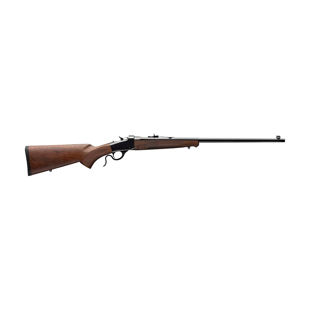 winchester repeating arms 524100170 model 1885 low wall hunter full size 17 hmr 1rd 24" brushed polish blued octagon barrel, brushed polish blued drilled & tapped steel receiver, satin walnut fixed wo Winchester Repeating Arms 524100170 Model 1885 Low Wall Hunter Full Size 17 HMR 1rd 24" Brushed Sports South item 86393