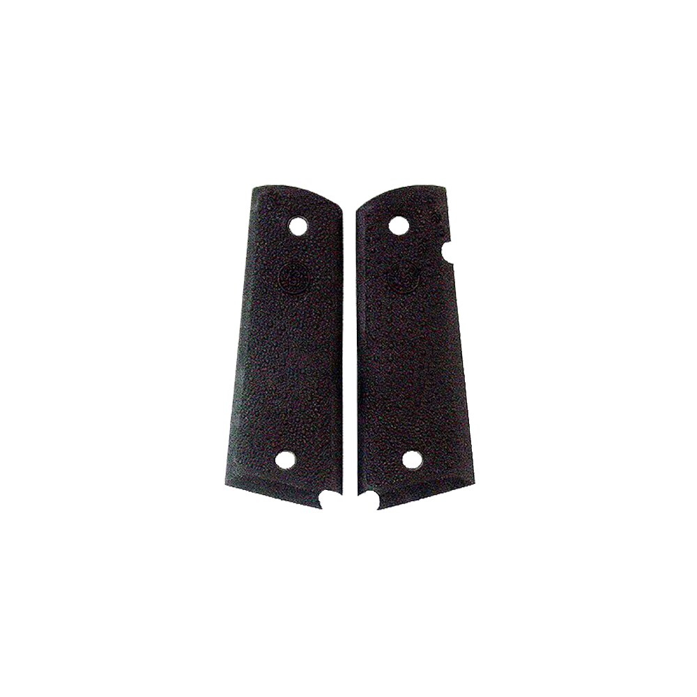 hogue 45090 overmolded grip panels cobblestone black rubber with palm swells for 1911 government Hogue 45090 OverMolded Grip Panels Cobblestone Black Rubber Sports South item 86428
