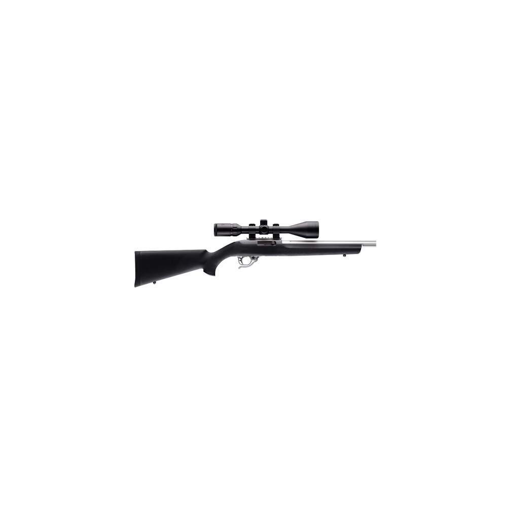 hogue 22000 overmolded rifle stock aluminum pillar bedded black synthetic for ruger 10/22 Hogue 22000 OverMolded Rifle Stock Aluminum Pillar Bedded Black Synthetic for Ruger 10/22 Sports South item 86478