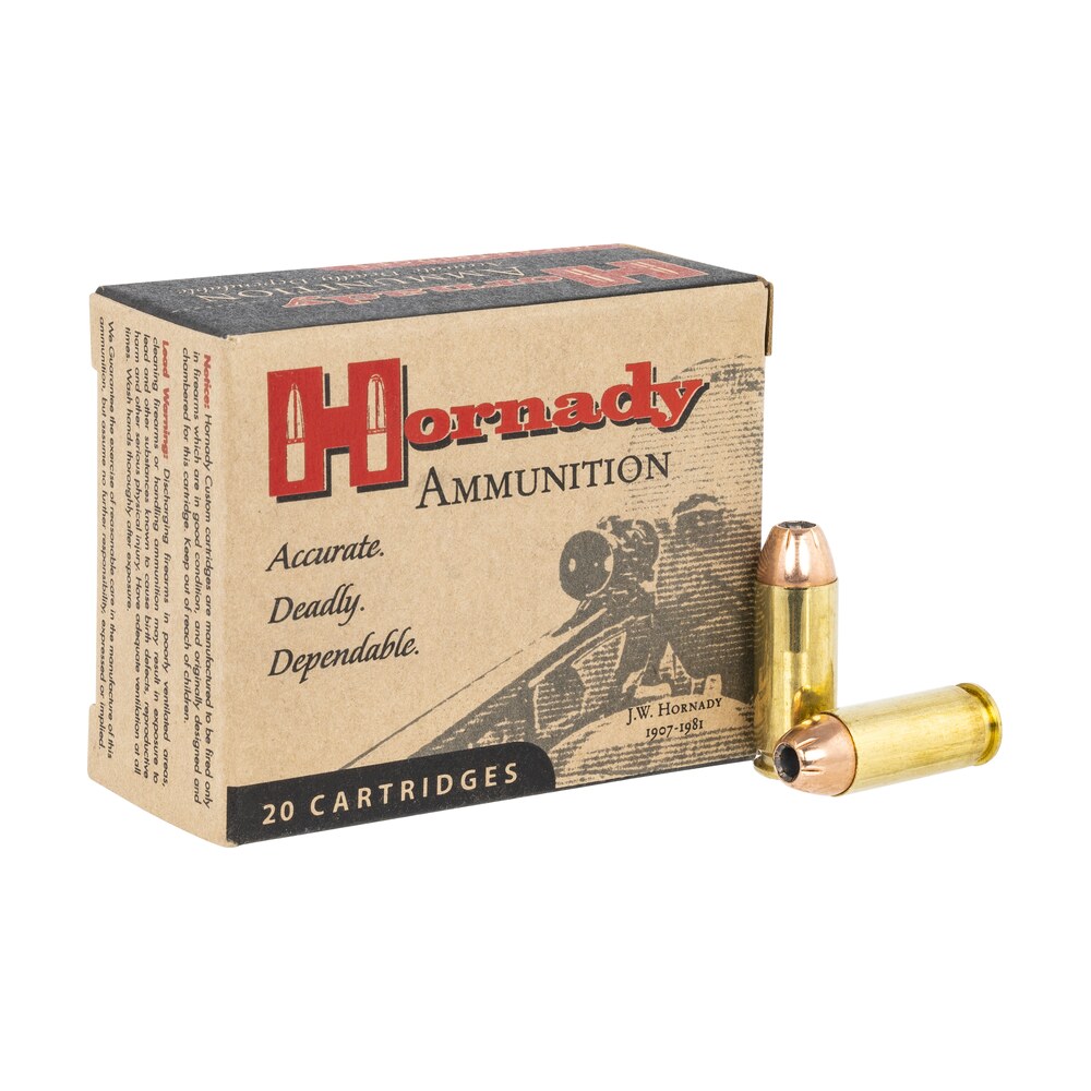 hornady 9126 custom 10mmauto 180gr hornady xtp hollow point 20 per box/10 case Hornady 9126 Custom 10mmAuto 180gr Hornady XTP Hollow Point 20 Per Box/10 Case Sports South item 86575