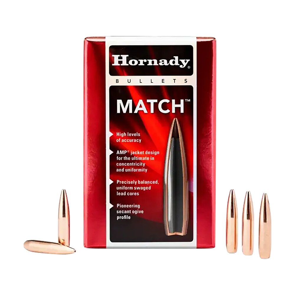 hornady 2249 match 22 cal .224 52 gr hollow point boat tail match 100 per box/ 40 case Hornady 2249 Match 22 Cal .224 52 gr Hollow Point Boat Tail Match 100 Per Box/ 40 Case Sports South item 86610