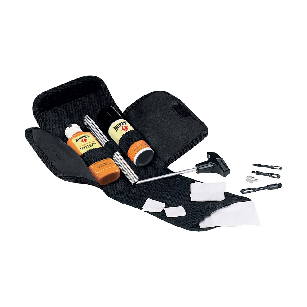 hoppe's fc2 universal field cleaning kit multi caliber/black compact soft sided case Hoppe's FC2 Universal Field Cleaning Kit Multi-Caliber/Black Compact Soft-Sided Case Sports South item 87287