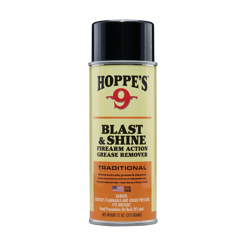 hoppe's cd1 no. 9 blast & shine removes dirt grease oil 11 oz. aerosol can Hoppe's CD1 No. 9 Blast & Shine Removes Dirt Grease Oil 11 oz. Aerosol Can Sports South item 87288