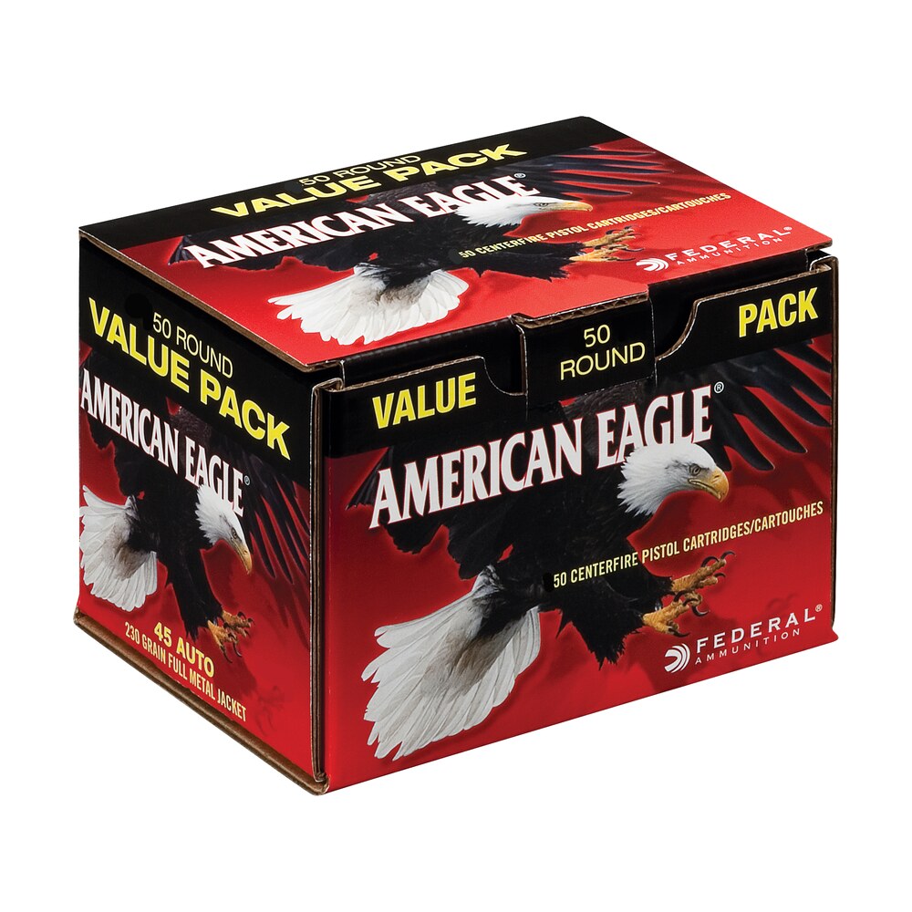 federal ae45a50 american eagle handgun 45acp 230gr full metal jacket 50 per box/10 case Federal AE45A50 American Eagle Handgun 45ACP 230gr Full Metal Jacket 50 Per Box/10 Case Sports South item 8750