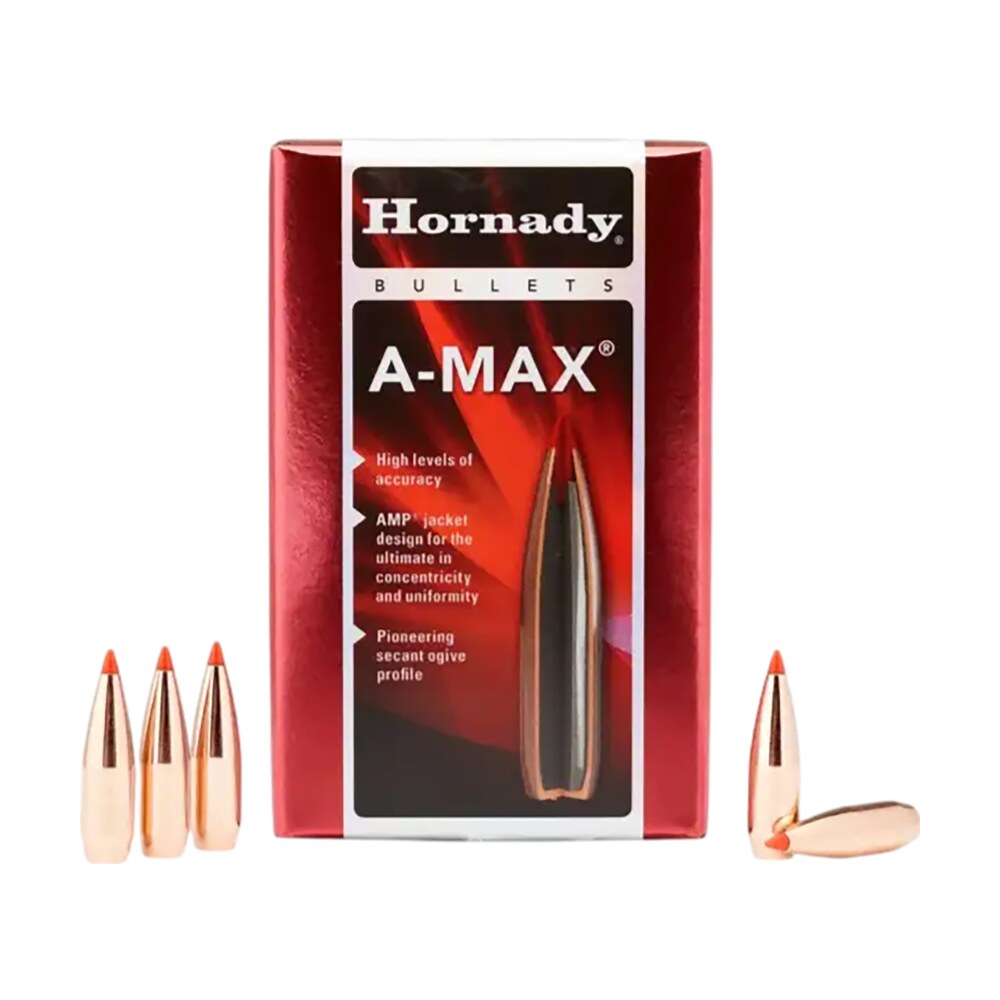 hornady 30502 a max 30 cal .308 168 gr a max 100 per box/ 15 case Hornady 30502 A-MAX 30 Cal .308 168 gr A Max 100 Per Box/ 15 Case Sports South item 87556