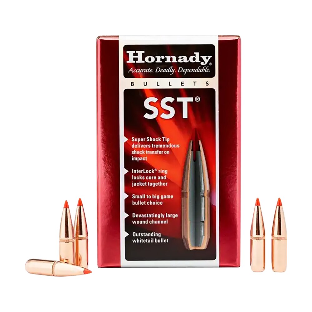 hornady 24532 sst 6mm .243 95 gr super shock tip 100 per box/ 25 case Hornady 24532 SST 6mm .243 95 gr Super Shock Tip 100 Per Box/ 25 Case Sports South item 87669