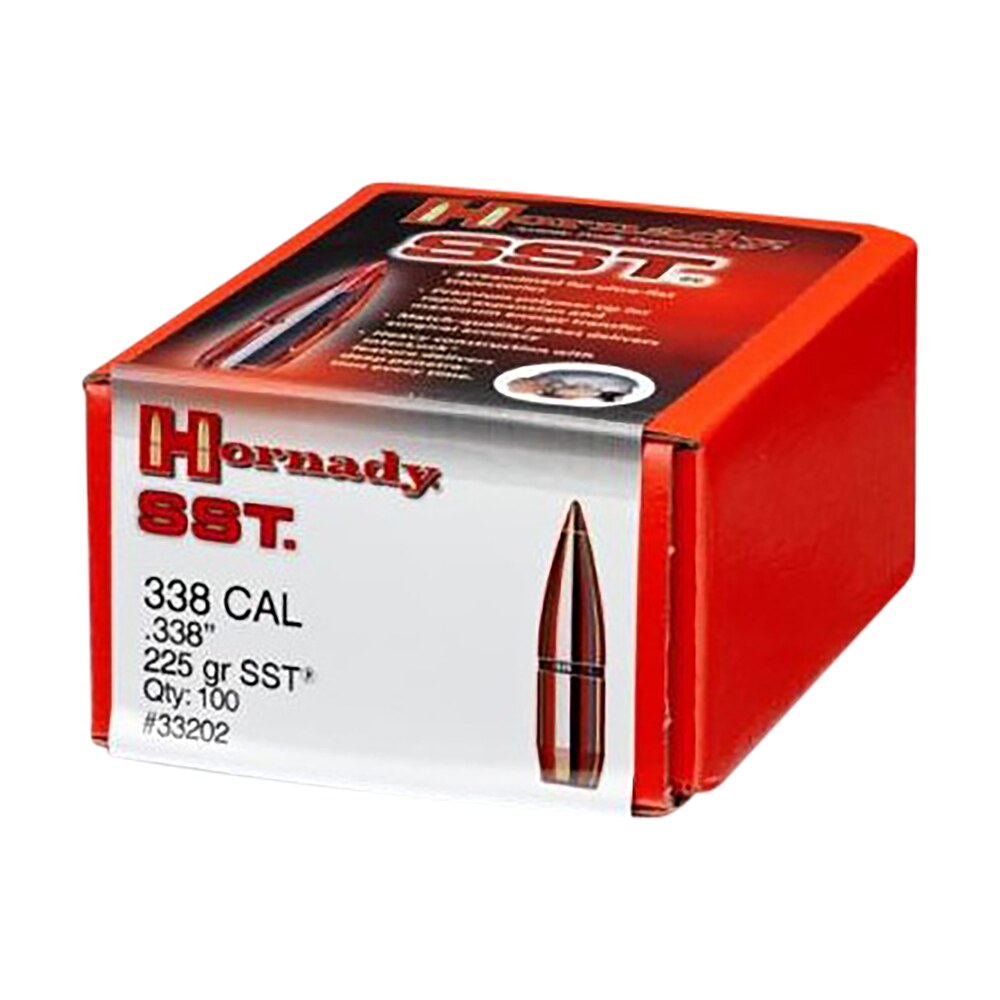 hornady 33202 sst 338 cal .338 225 gr super shock tip 100 per box/ 15 case Hornady 33202 SST 338 Cal .338 225 gr Super Shock Tip 100 Per Box/ 15 Case Sports South item 87675