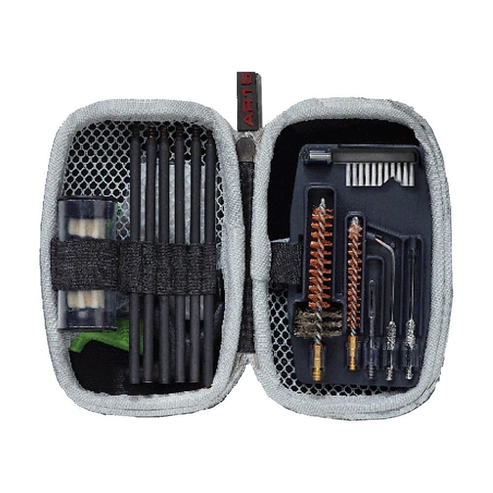 real avid avgckar15 gun boss ar15 kit 223 rem/5.56 nato ar platform firearm bronze bristles includes nylon case Real Avid AVGCKAR15 Gun Boss AR15 Kit 223 Rem/5.56 NATO AR Platform Firearm Bronze Bristles Sports South item 88148