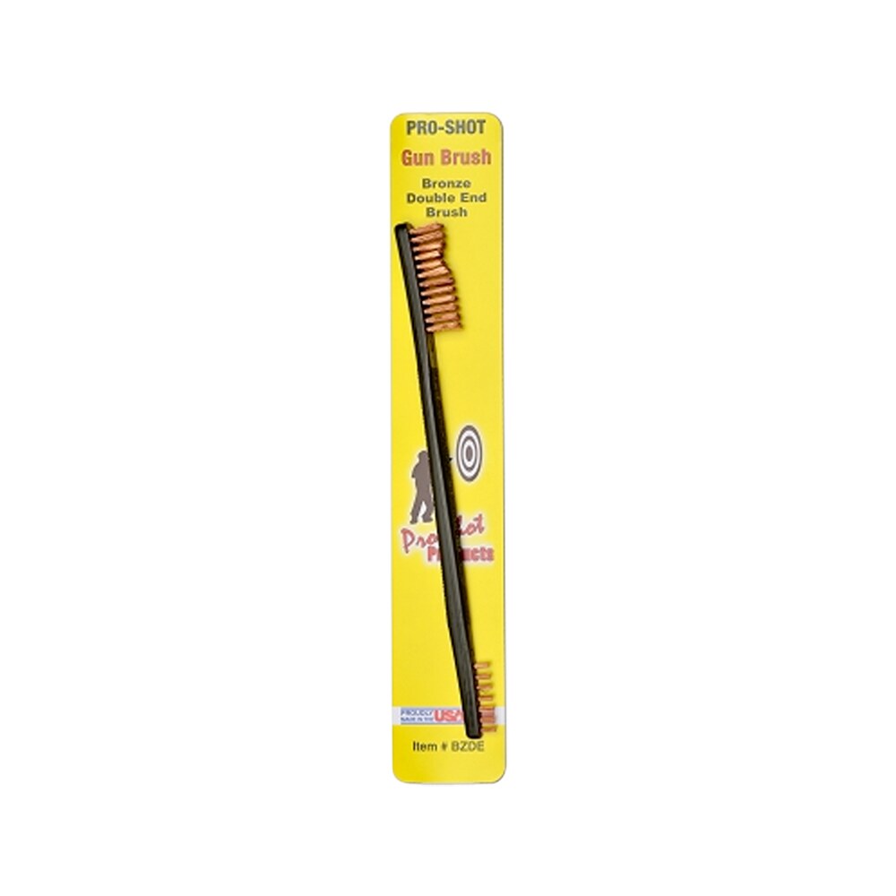 pro shot bzde gun brush universal double ended brush bronze bristles Pro-Shot BZDE Gun Brush Universal Double Ended Brush Bronze Bristles Sports South item 8819