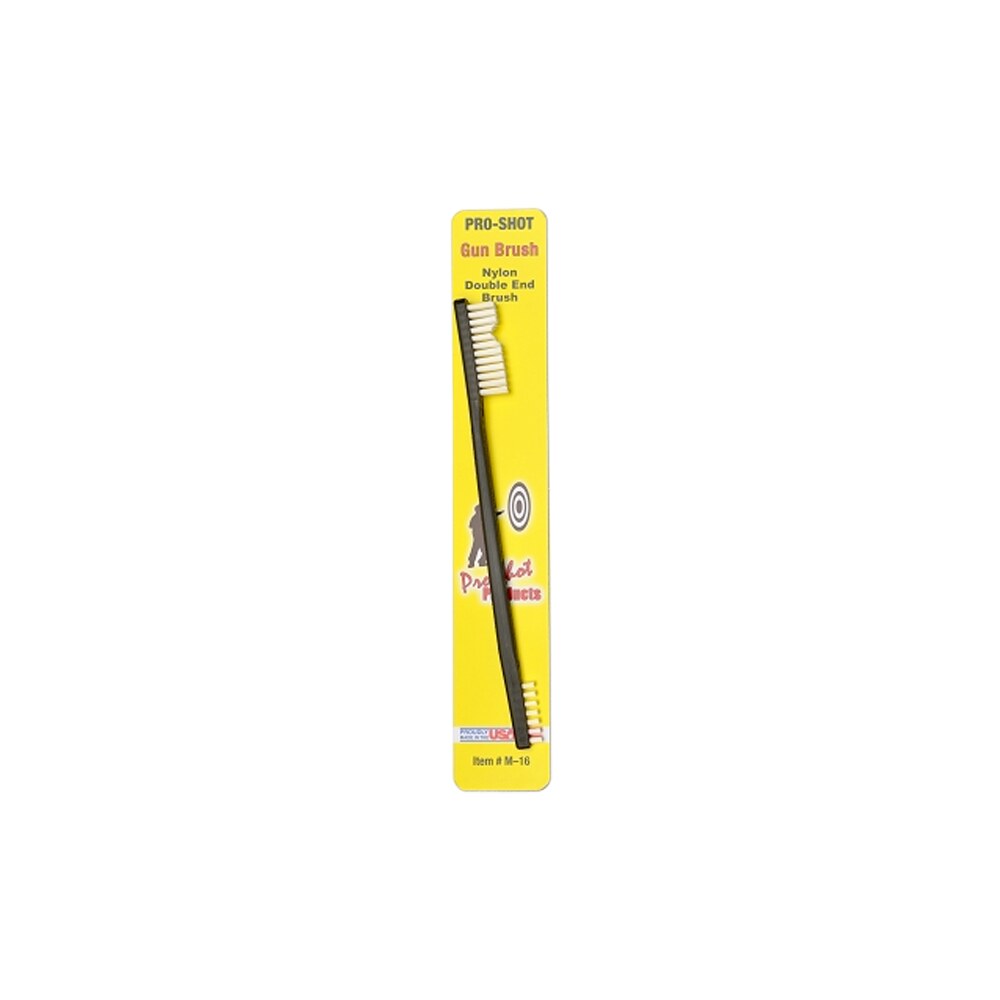 pro shot m16 gun brush m4/m16 double ended brush nylon bristles Pro-Shot M16 Gun Brush M4/M16 Double Ended Brush Nylon Bristles Sports South item 8823
