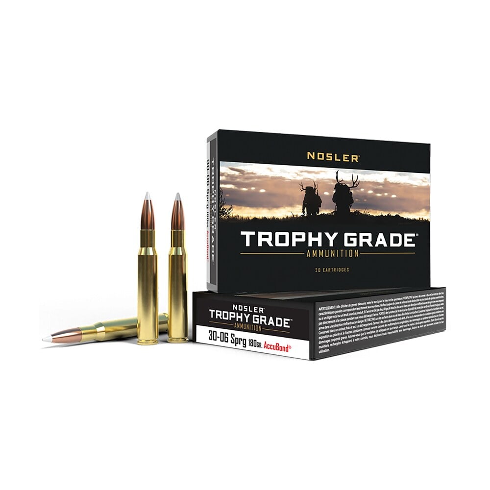 nosler 46134 trophy grade 30 06springfield 180gr nosler accubond 20 per box/10 case Nosler 46134 Trophy Grade 30-06Springfield 180gr Nosler AccuBond 20 Per Box/10 Case Sports South item 88231