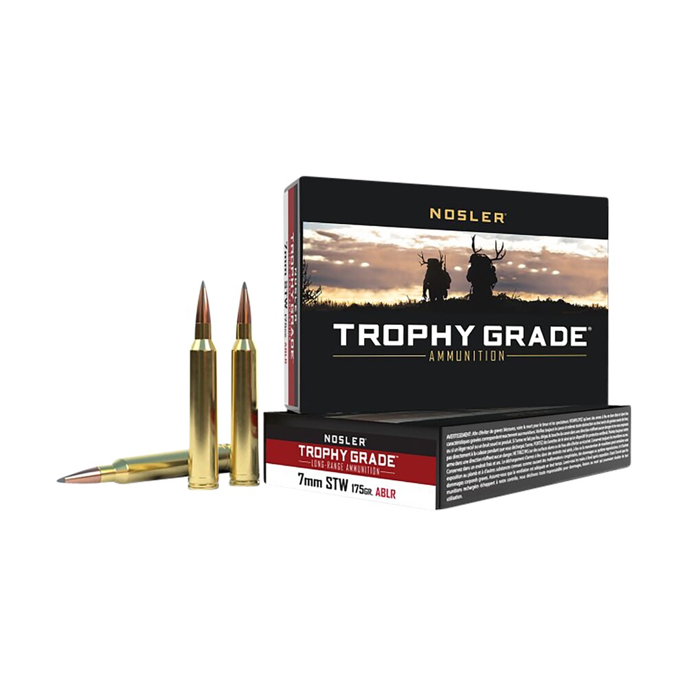 nosler 60104 trophy grade long range 7mmstw 175gr nosler spitzer accubond long range 20 per box/10 case Nosler 60104 Trophy Grade Long-Range 7mmSTW 175gr Nosler Spitzer AccuBond Long Range 20 Per Sports South item 88242