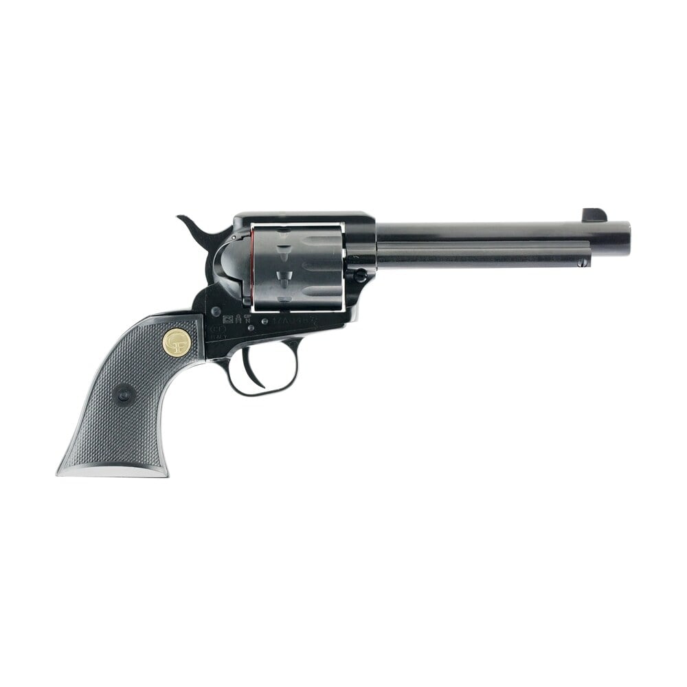 chiappa firearms cf340160d saa 1873 medium frame 22 lr/22 wmr 10 shot, 5.50" blued steel barrel, blued steel frame, blued cylinder, black polymer grip, exposed hammer Chiappa Firearms CF340160D SAA 1873 Medium Frame 22 LR/22 WMR 10 Shot, 5.50" Blued Steel Sports South item 88308
