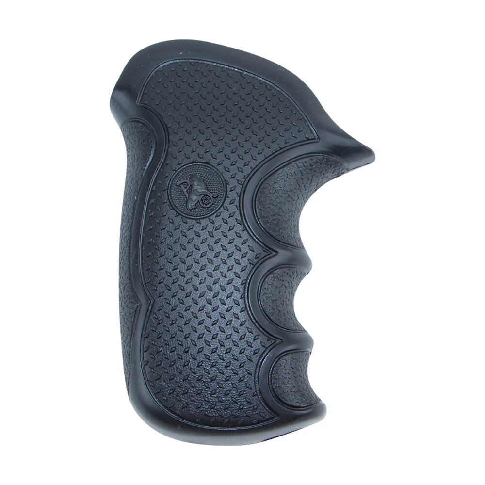pachmayr 02475 diamond pro grip diamond checkering black rubber with finger grooves for taurus compact public defender with polymer frame Pachmayr 02475 Diamond Pro Grip Diamond Checkering Black Rubber Sports South item 88373