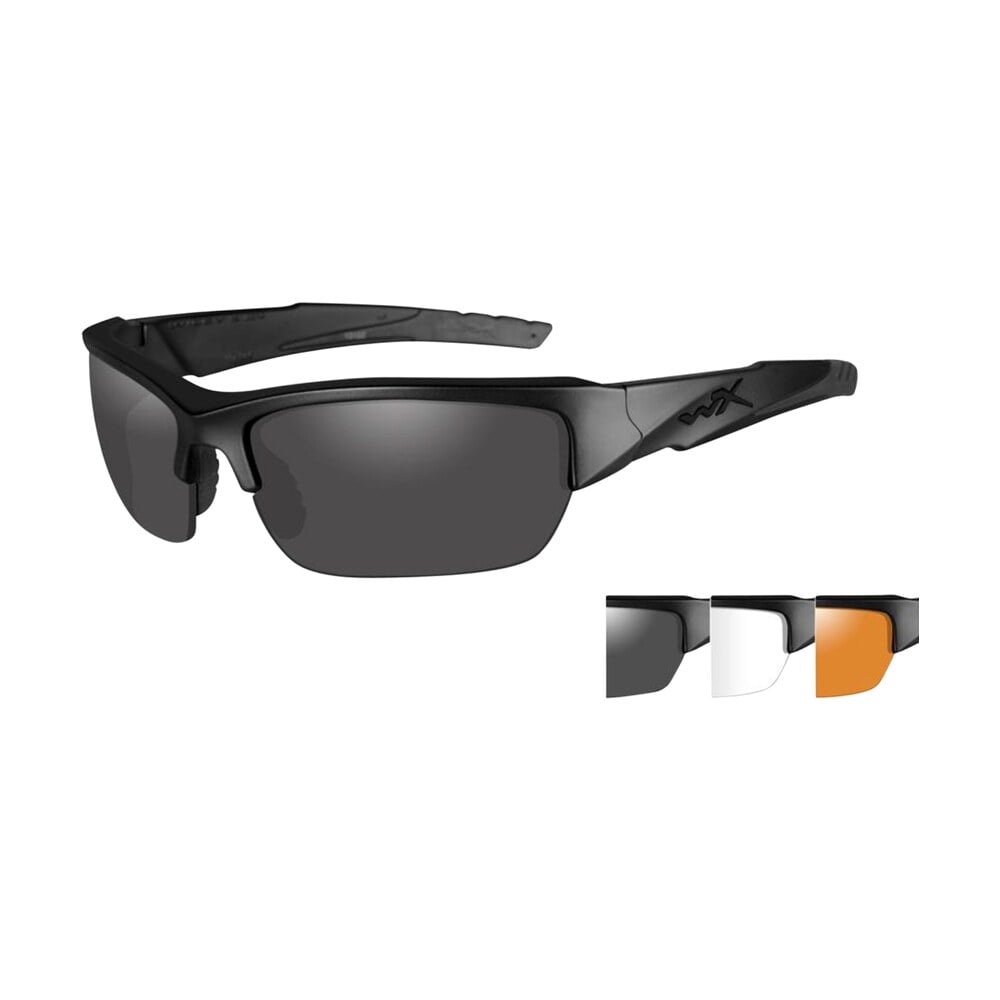 wiley x eyewear chval06 valor safety glasses matte black Wiley X Eyewear CHVAL06 Valor Safety Glasses Matte Black Sports South item 88713
