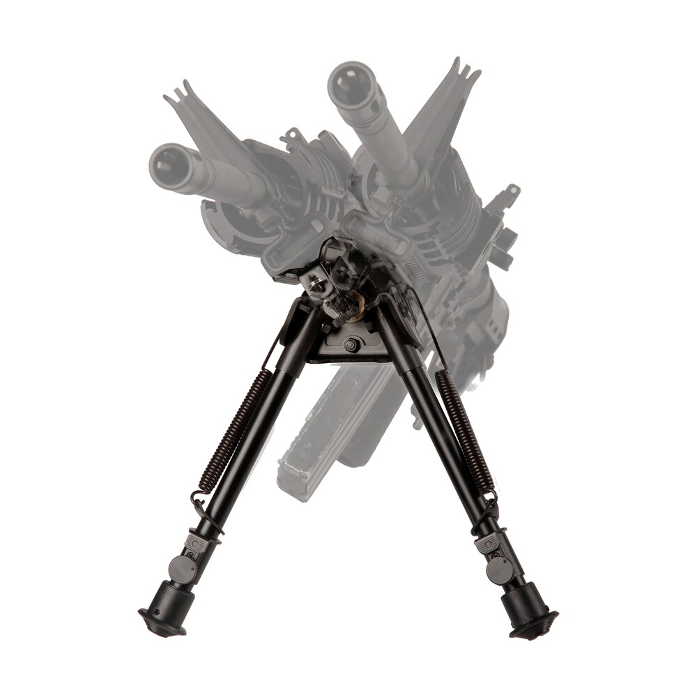 blackhawk 71bp09bk sportster pivot + traverse bipod 6" 9"black anodized metal, sling swivel attached, rubber feet Blackhawk 71BP09BK Sportster Pivot + Traverse Bipod 6"-9"Black Anodized Metal, Sling Swivel Sports South item 88725