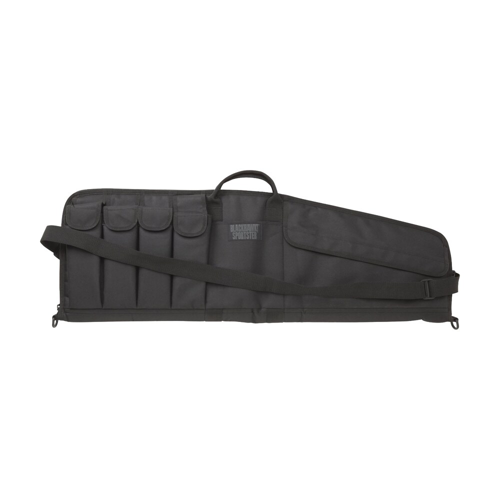 blackhawk 74sg36bk sportster tactical carbine case 36" black 600d polyester w/ pvc laminate 4 mag pocket 2 large accessory pockets Blackhawk 74SG36BK Sportster Tactical Carbine Case 36" Black 600D Polyester Sports South item 88733