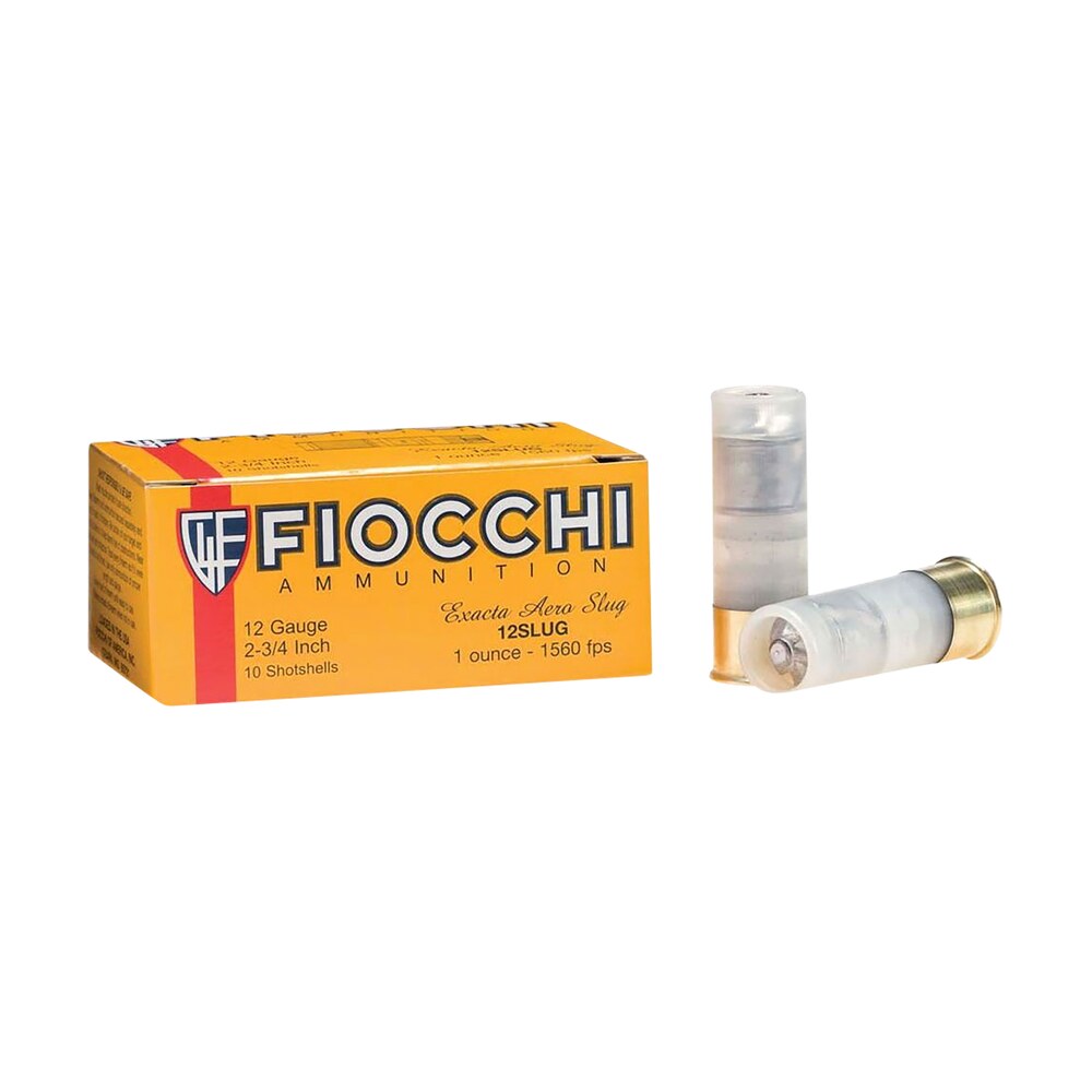 fiocchi 12fslug aero extrema 12gauge 2.75" 1oz rifledslug shot 10 per box/8 case Fiocchi 12FSLUG Aero Extrema 12Gauge 2.75" 1oz RifledSlug Shot 10 Per Box/8 Case Sports South item 88829