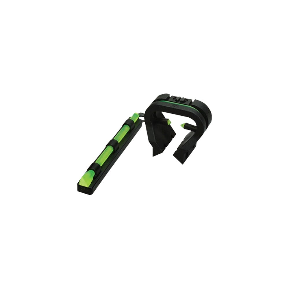 hiviz tt1001 tri viz turkey/deer sight set black | green fiber optic HiViz TT1001 Tri-Viz Turkey/Deer Sight Set Black | Green Fiber Optic Sports South item 89430
