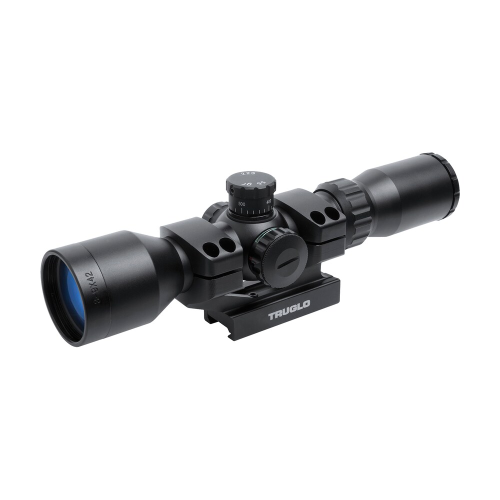 truglo tg8539tl tru brite 30 3 9x 42mm obj 28.8 12.1 ft @ 100 yds fov 1" tube black matte finish illuminated duplex mil dot Truglo TG8539TL Tru-Brite 30 3-9x 42mm Obj 28.8-12.1 ft @ 100 yds FOV 1" Tube Black Matte Sports South item 89525