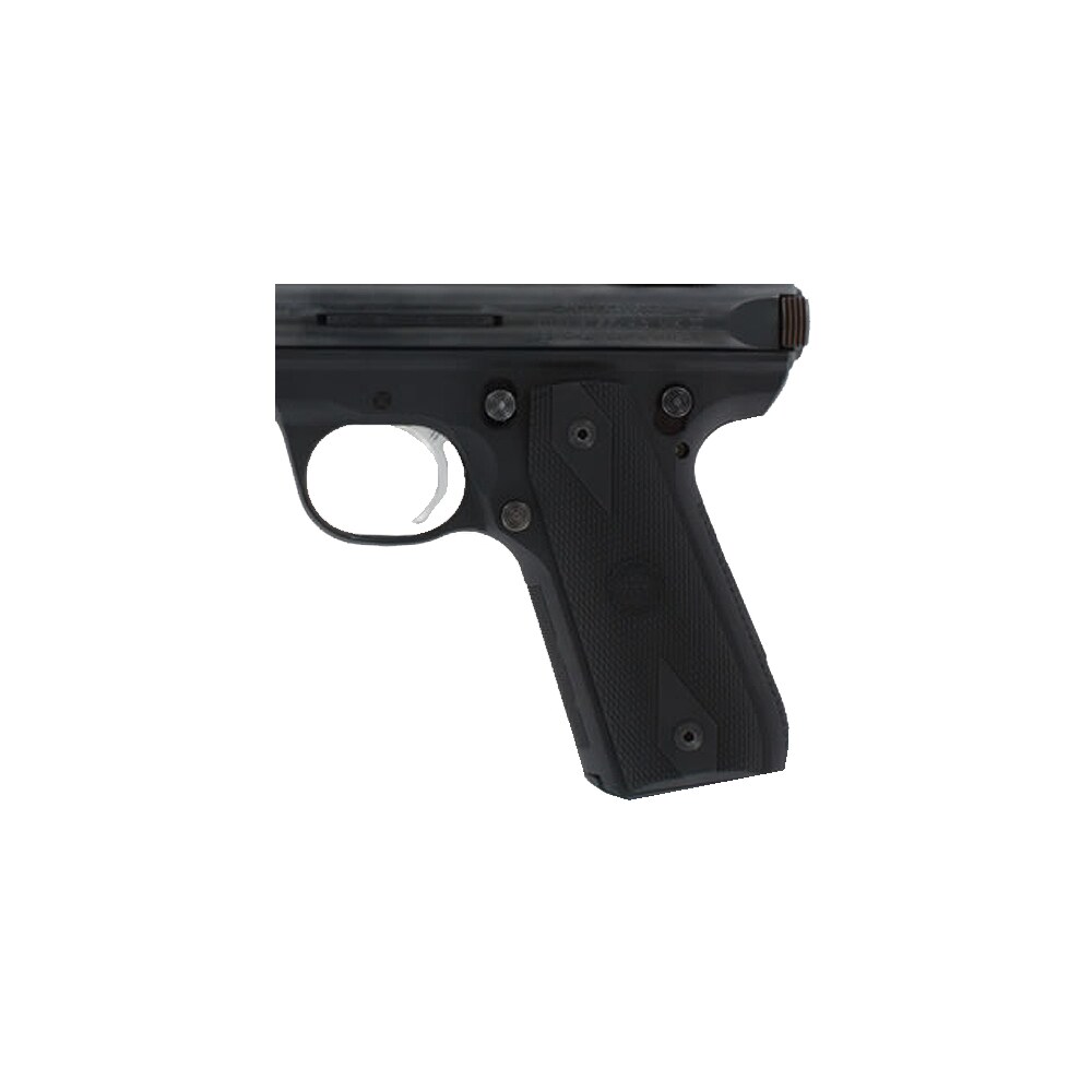 hogue 82090 grip panels diamond checkering black rubber for ruger mark iii 22/45 Hogue 82090 Grip Panels Diamond Checkering Black Rubber for Ruger Mark III 22/45 Sports South item 89661