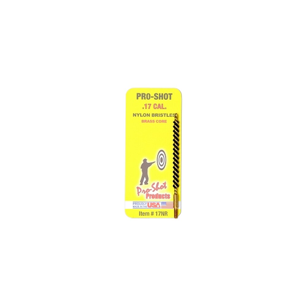 pro shot 7nr bore brush 7mm rifle #8 32 thread nylon bristles brass core Pro-Shot 7NR Bore Brush 7mm Rifle #8-32 Thread Nylon Bristles Brass Core Sports South item 8972