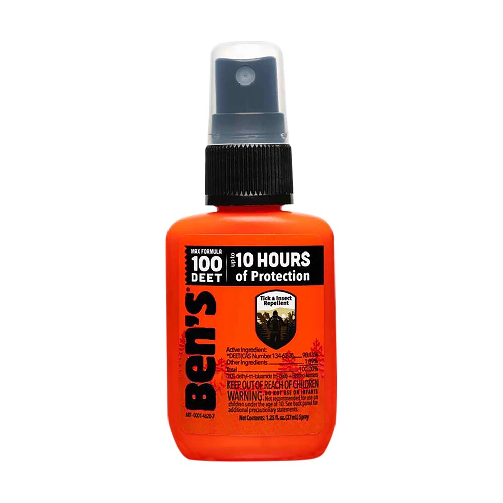 ben's 00067070 100 odorless scent 1.25oz spray repels ticks & biting insects effective up to 10 hrs Ben's 00067070 100 Odorless Scent 1.25oz Spray Repels Ticks & Biting Insects Effective Up Sports South item 89721