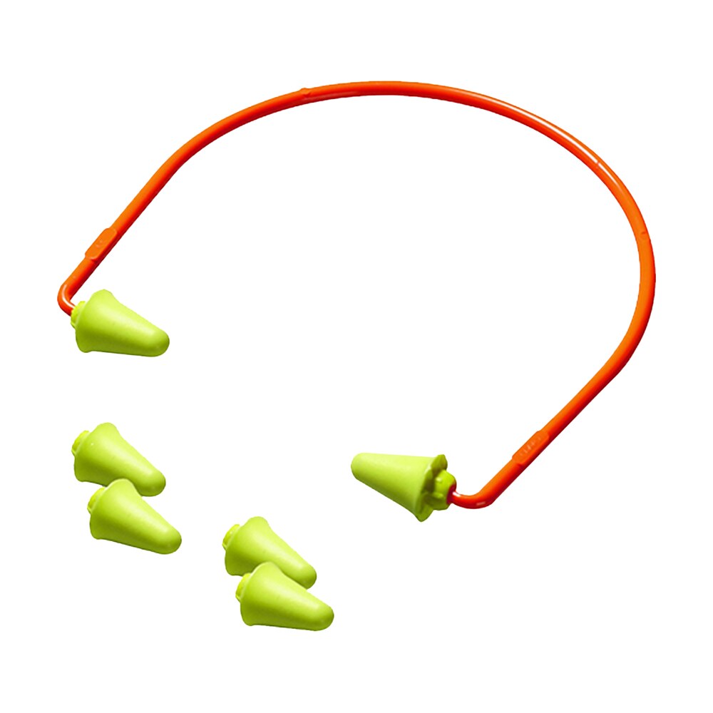 peltor 97065 sport banded earplugs foam 28 db behind the head yellow buds with orange band adult 1 pair Peltor 97065 Sport Banded Earplugs Foam 28 dB Behind The Head Yellow Buds Sports South item 89911