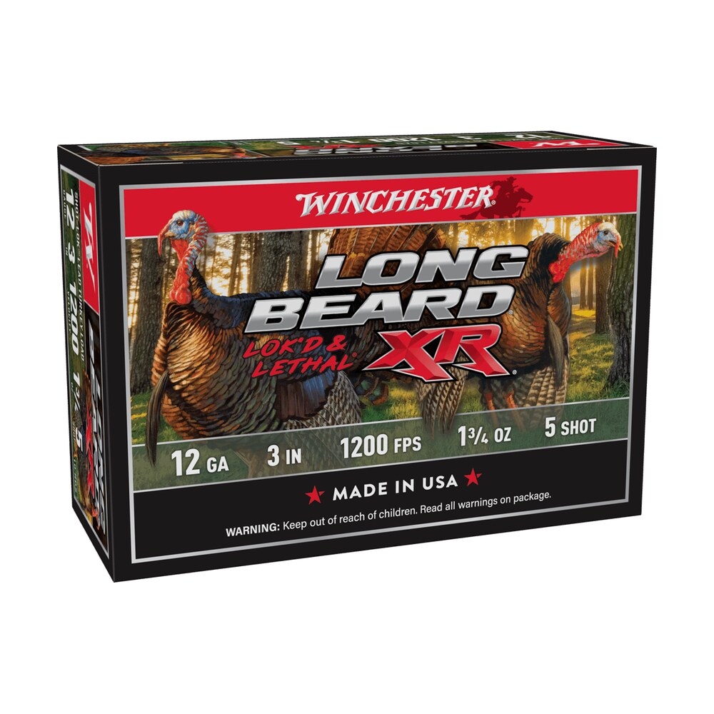 winchester ammo stlb1235 long beard xr shot lok 12gauge 3" 1 3/4oz 5shot 10 per box/10 case Winchester Ammo STLB1235 Long Beard XR Shot-Lok 12Gauge 3" 1 3/4oz 5Shot 10 Per Box/10 Case Sports South item 90320