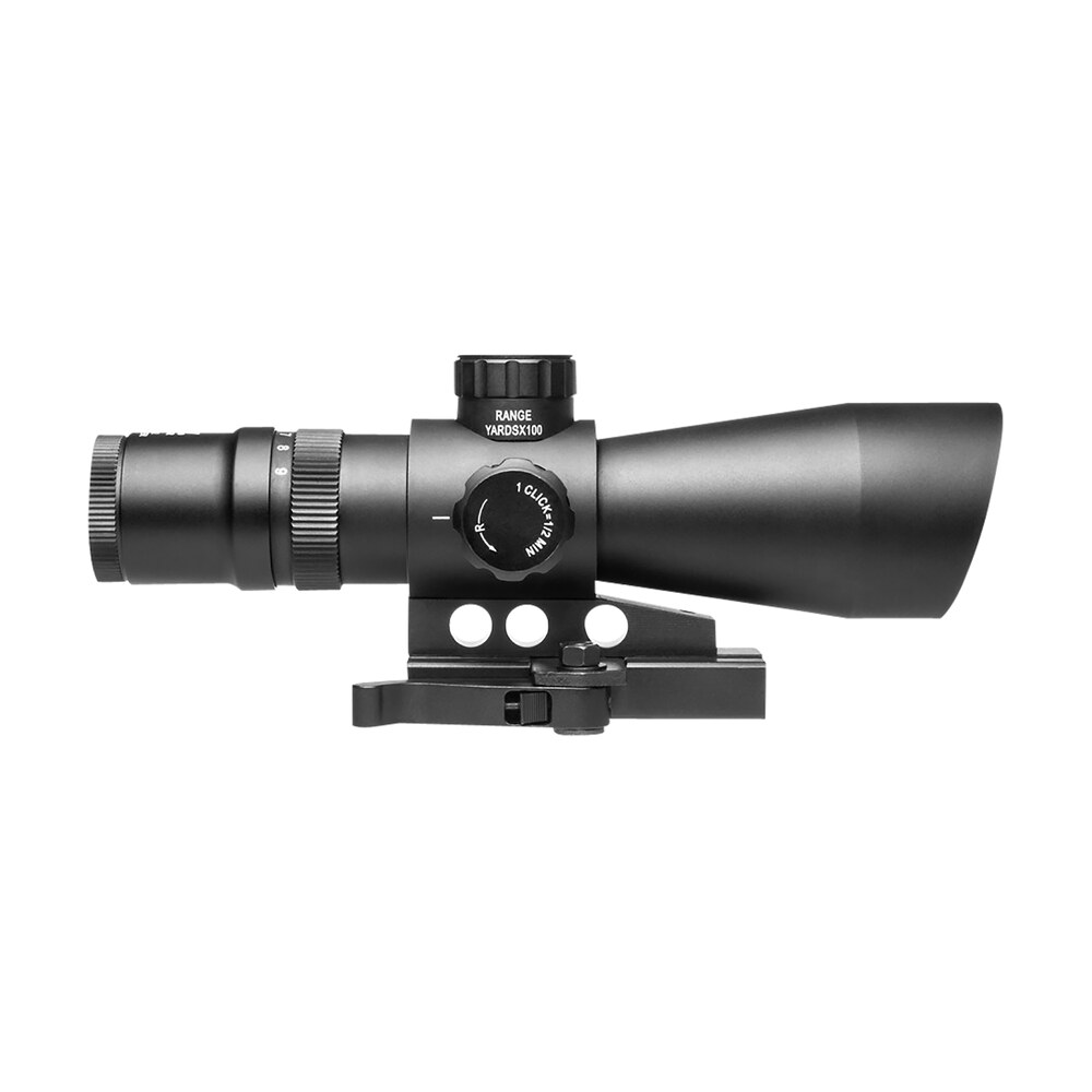 ncstar stp3942gv2 mark iii tactical gen 2 black hardcoat anodized 3 9x 42mm dual (blue/green) illuminated p4 sniper reticle NcStar STP3942GV2 Mark III Tactical Gen 2 Black Hardcoat Anodized 3-9x 42mm Dual (Blue/Green) Sports South item 90965