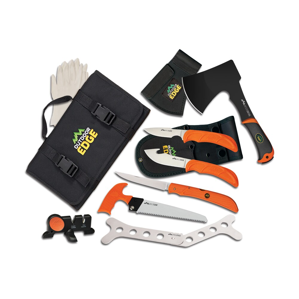 outdoor edge of1 outfitter hunting set multiple 420j2 stainless steel blade frn orange handle Outdoor Edge OF1 Outfitter Hunting Set Multiple 420J2 Stainless Steel Blade FRN Orange Handle Sports South item 91988