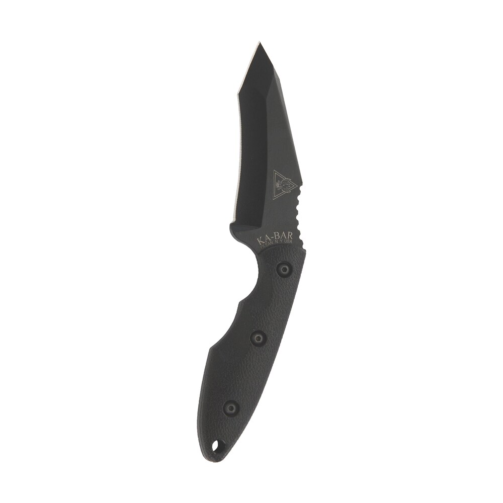 ka bar 2486 tdi hell fire 3.56" fixed recurve tanto plain black 1095 cro van blade, black ultramid handle, includes sheath Ka-Bar 2486 TDI Hell Fire 3.56" Fixed Recurve Tanto Plain Black 1095 Cro-Van Blade, Black Sports South item 92428