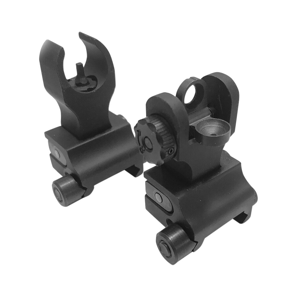 samson ffsfrspkg sight set black anodized folding hk front, a2 rear for ar 15 Samson FFSFRSPKG Sight Set Black Anodized Folding HK Front, A2 Rear for AR-15 Sports South item 92462