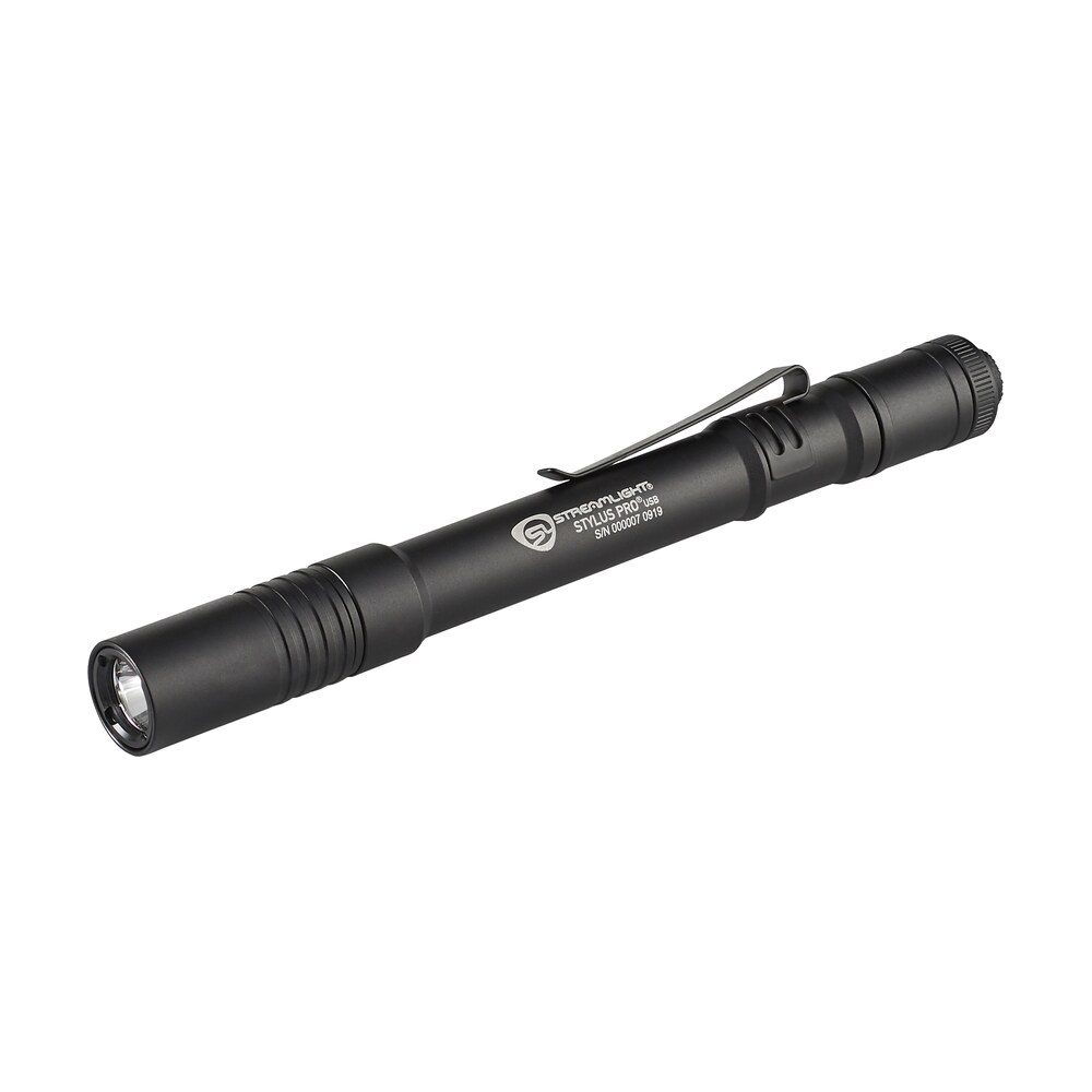 streamlight 66133 stylus pro usb penlight black anodized 90/350 lumens white led Streamlight 66133 Stylus Pro USB PenLight Black Anodized 90/350 Lumens White LED Sports South item 92467