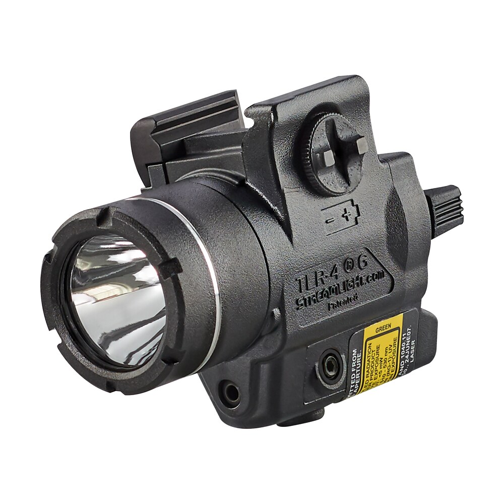 streamlight 69245 tlr 4 g gun light black 160 lumens white c4 led/green laser Streamlight 69245 TLR-4 G Gun light Black 160 Lumens White C4 LED/Green Laser Sports South item 92470