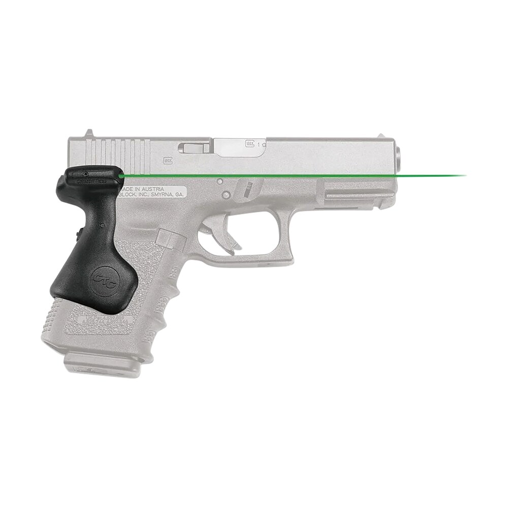 crimson trace 0167501 lasergrips compatible w/glock compact gen5 19/gen4 19, 23, 32/gen5 19 gen 4, green laser black polymer Crimson Trace 0167501 Lasergrips Compatible Sports South item 93267