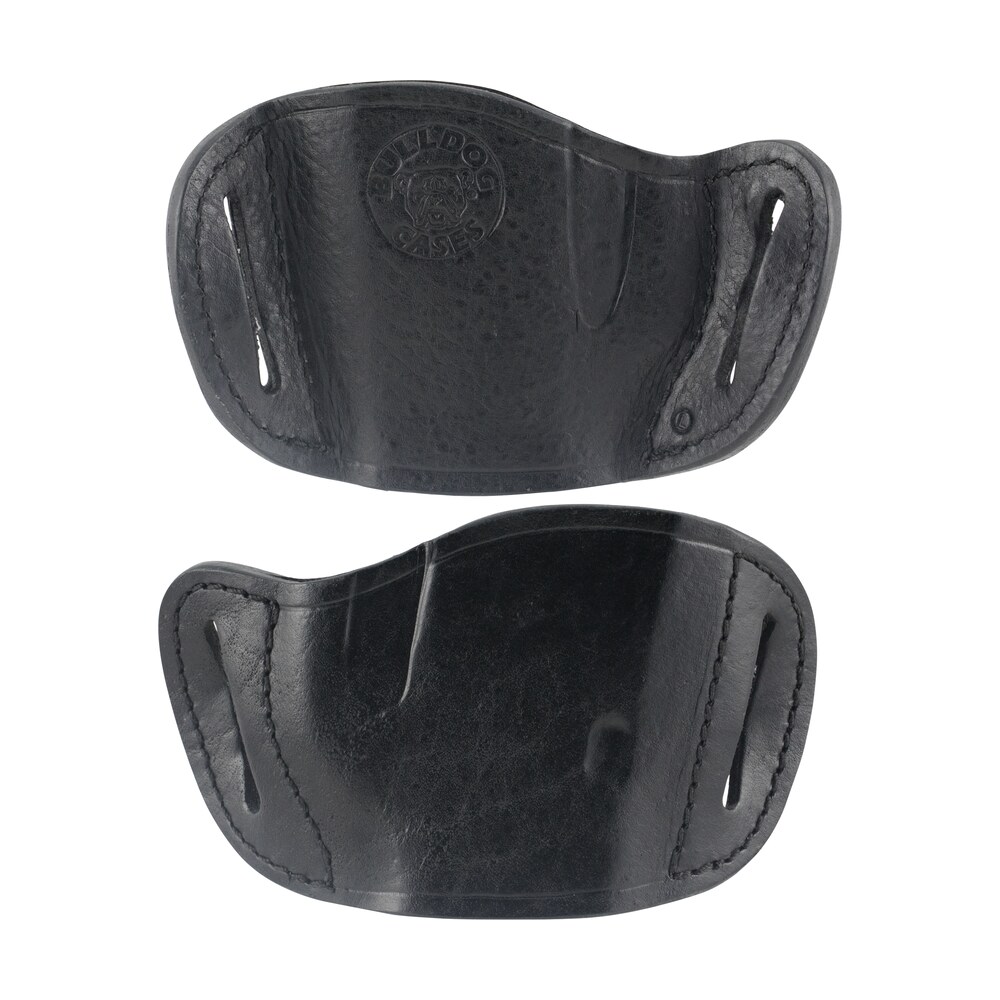 bulldog mlbl molded owb black leather belt slide fits glock fits ruger p85 fits s&w m&p 40 right hand Bulldog MLBL Molded OWB Black Leather Belt Slide Sports South item 94502