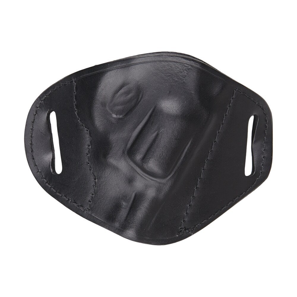 bulldog mlbrs molded owb black leather belt slide fits s&w j frame fits 2 4" barrel right hand Bulldog MLBRS Molded OWB Black Leather Belt Slide Sports South item 94512