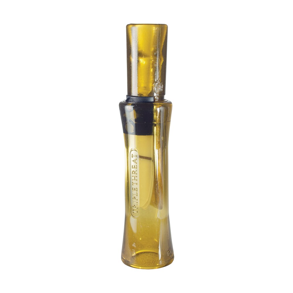 duck commander dc2011 triple threat open call triple reed mallard hen sounds attracts ducks yellow polycarbonate Duck Commander DC2011 Triple Threat Open Call Triple Reed Mallard Hen Sounds Attracts Ducks Sports South item 94688