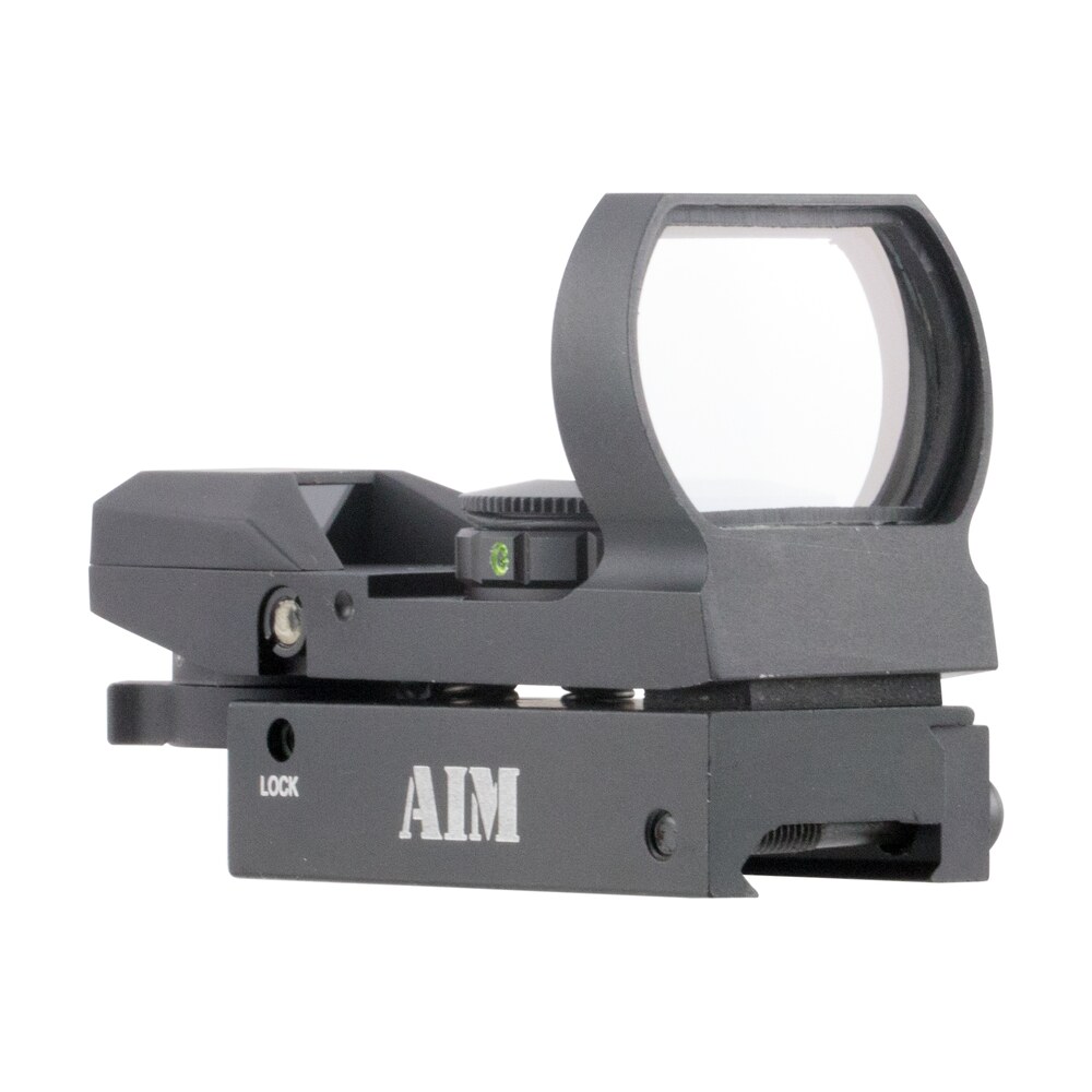 aim sports rt4wf1 reflex sight warfare edition matte black 1x 24mm x 34mm red/green multi reticle Aim Sports RT4WF1 Reflex Sight Warfare Edition Matte Black 1x 24mm x 34mm Red/Green Multi Sports South item 94936