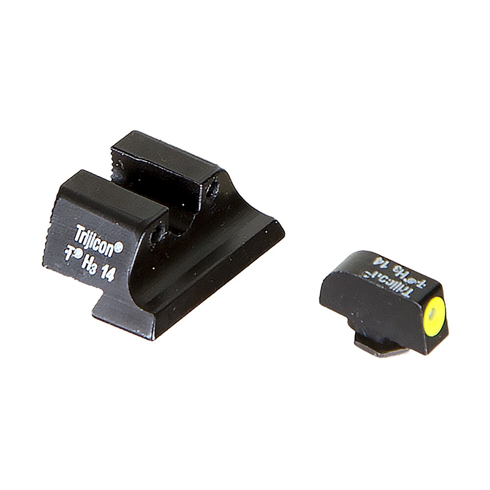 trijicon 600545 hd night sights green/tritium yellow outline front sight green tritium black outline rear sight glock 20/21 large frame Trijicon 600545 HD Night Sights Green/Tritium Yellow Outline Front Sight-Green Tritium Black Sports South item 95314